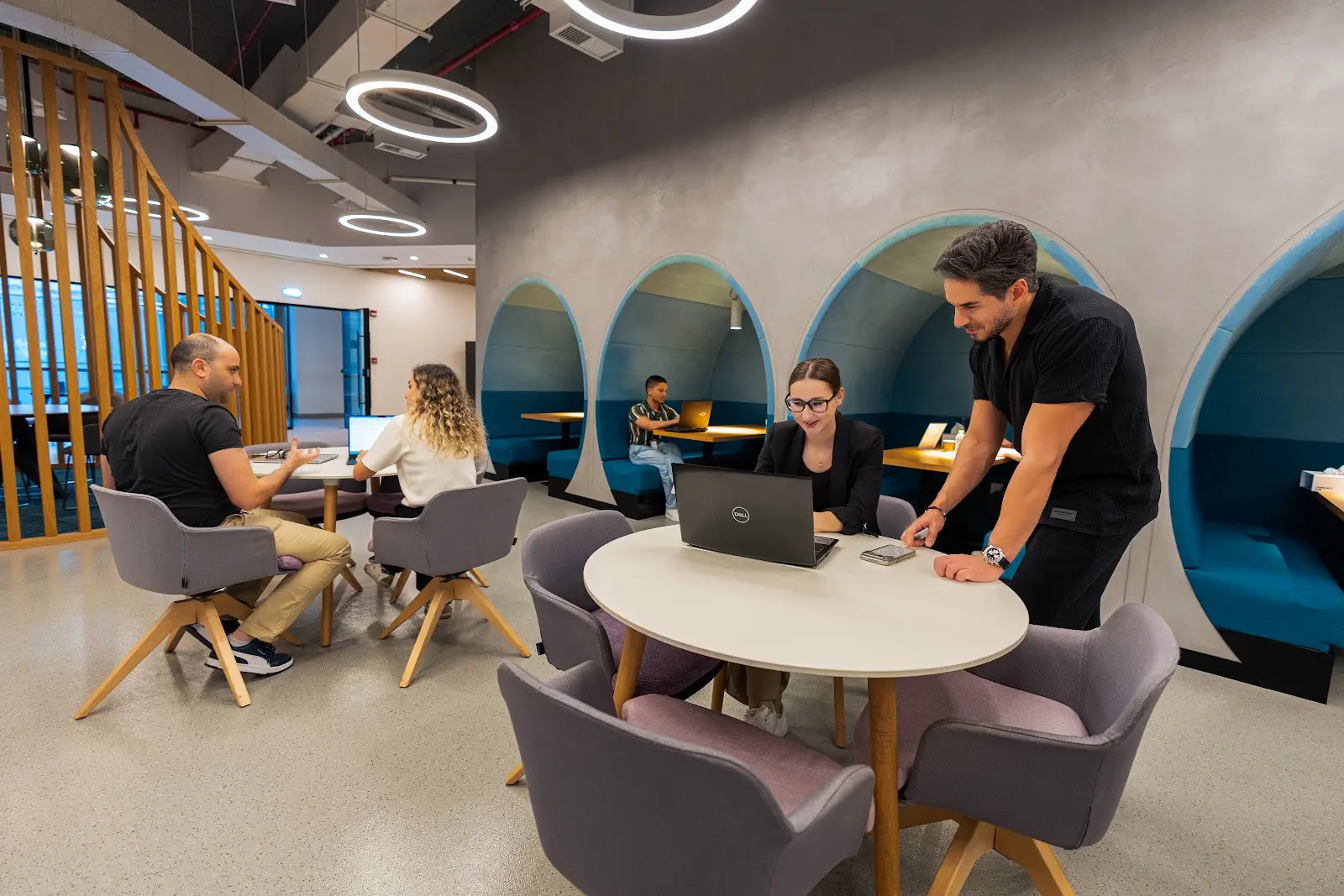 YallaPlay team collaborating in the office